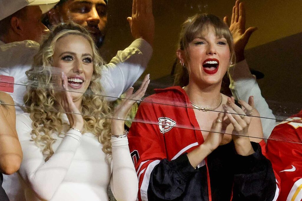 Taylor Swift and Brittany Mahomes Sit Separately at Chiefs Game Amid Controversy 2 Taylor Swift and Brittany Mahomes Sit Separately at Chiefs Game Amid Controversy Taylor Swift and Brittany Mahomes
